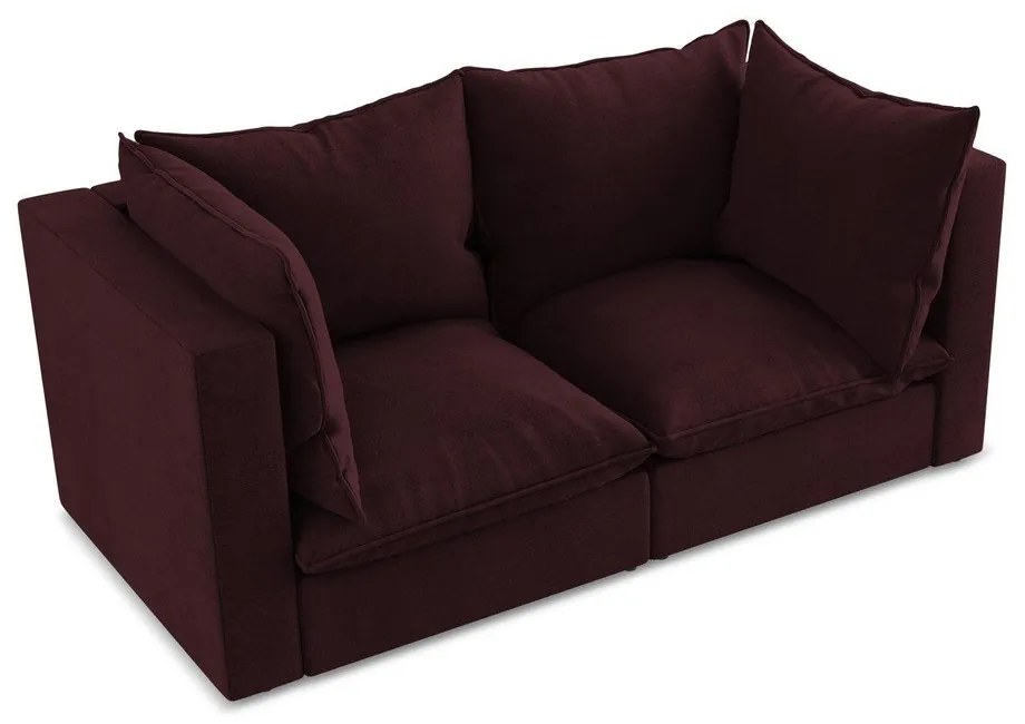 Bordowa sofa 180 cm Manao – Makamii