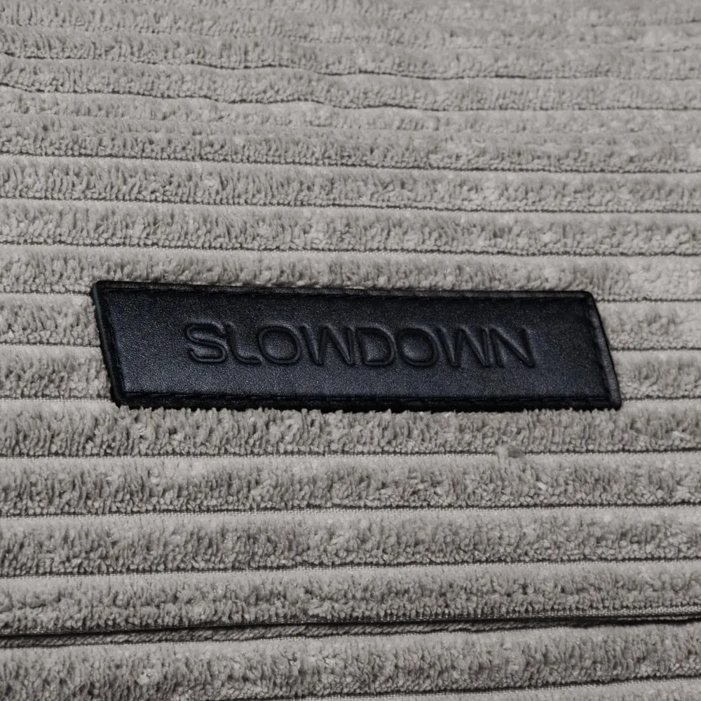 Zielony sztruksowy dziecięcy worek do siedzenia Cocoon 100 – SLOWDOWN