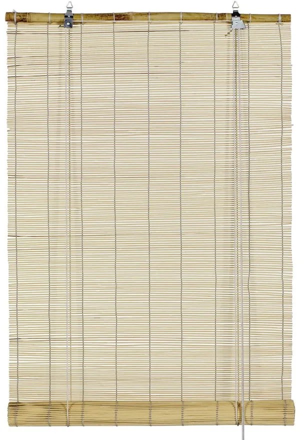 Bambusowa roleta w naturalnym kolorze 60x160 cm – Gardinia