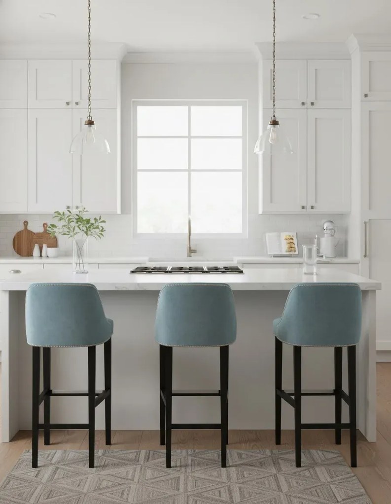 Tapicerowany hoker z oparciem R7-B92