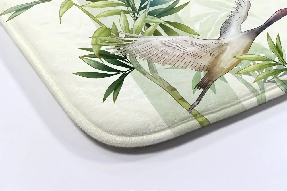 Dywanik łazienkowy antypoślizgowy Dywanik łazienkowy antypoślizgowy Żuraw Ptak