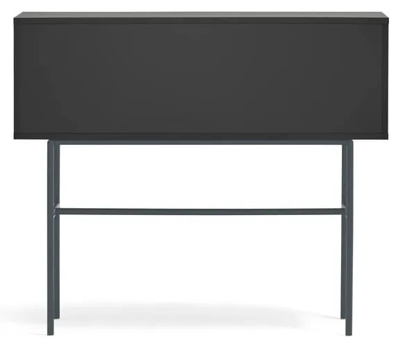 Czarno-antracytowa konsola 35x110 cm Nube – Teulat