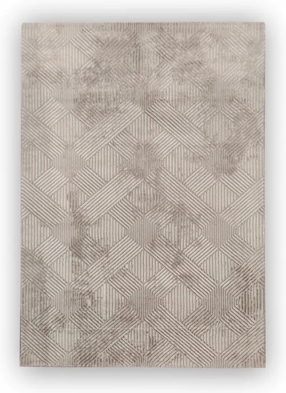 Dywan nowoczesny 3D Anett beżowy 80 cm x 150 cm