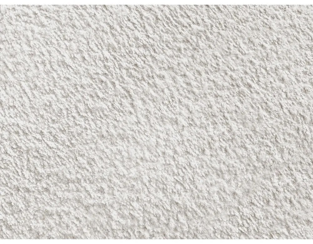 Biały podnóżek z materiału bouclé Annecy – Bobochic Paris