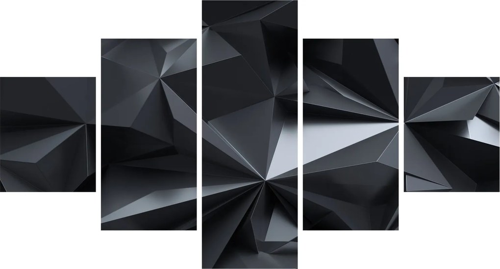 Obraz - Abstrakcja geometryczna (125x70 cm)