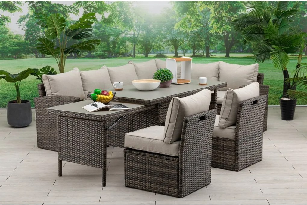 Doppler AVILA ogrodowy zestaw wypoczynkowy 2+1