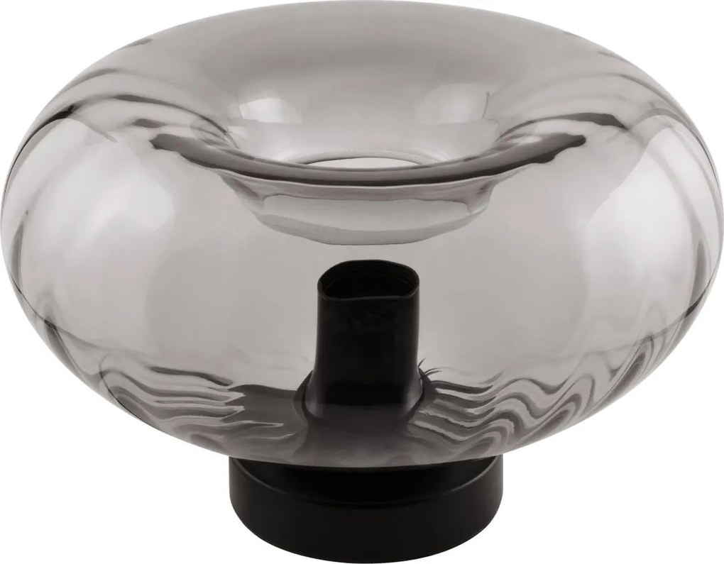 Osram - Lampa stołowa DECOR SMOKE 1xE27/12W/230V czarna/dymnoszara