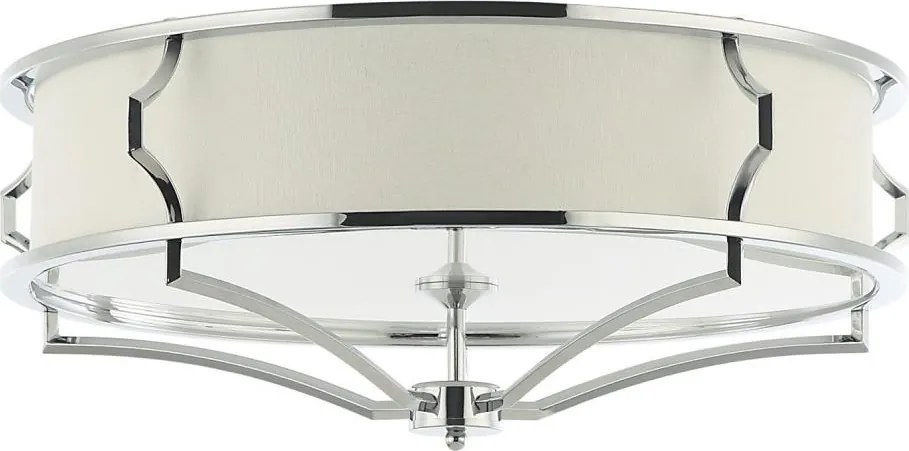 Open Design OR84429 - lampa sufitowa STESSO 6xE27/12W/230V Ø 85 cm l. chrom/biały
