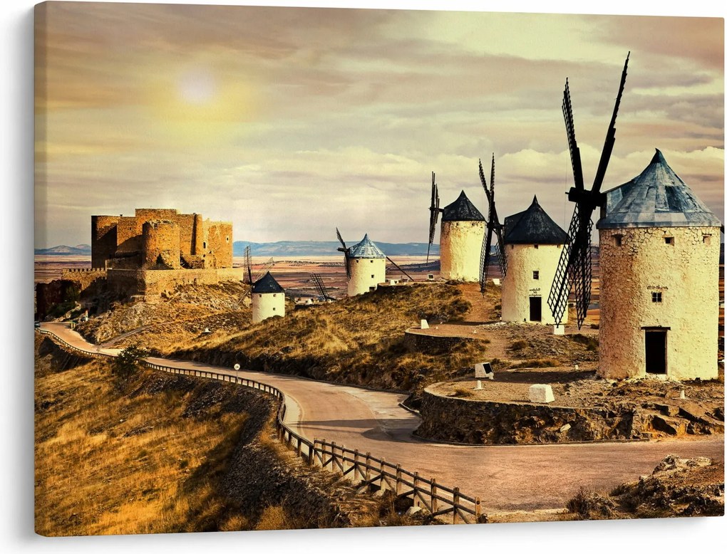 Obraz - Wiatraki (70x50 cm)