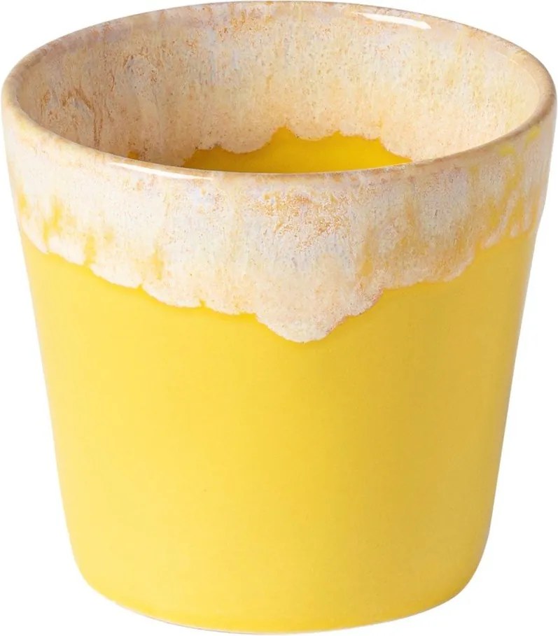 Żółta/biała kamionkowa filiżanka 210 ml Grespresso – Costa Nova