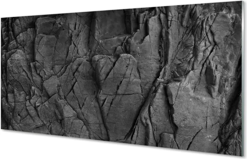 Szkło do Kuchni na Ścianę Artystyczna Tekstura Skalna