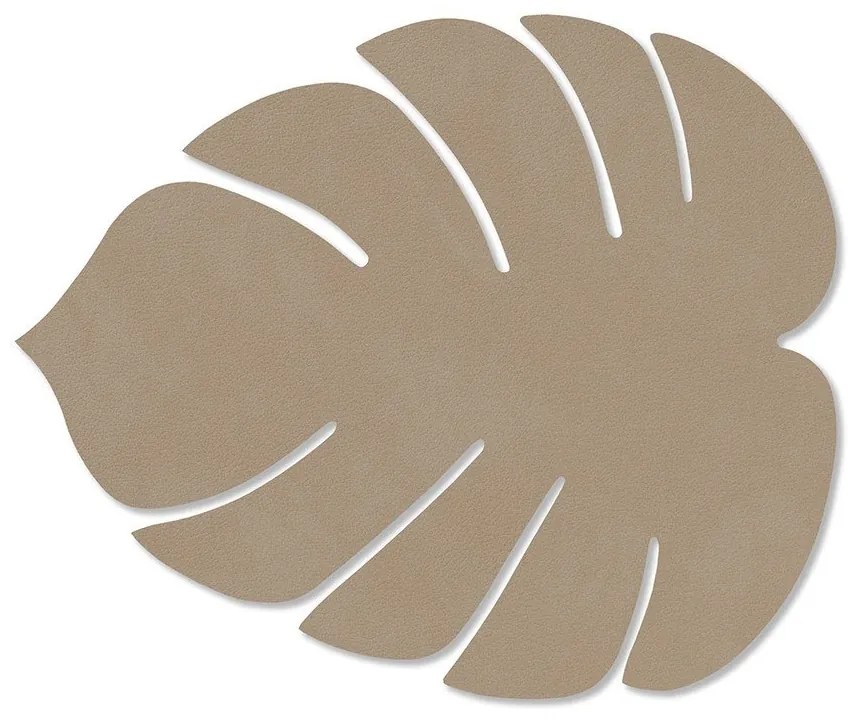 Mata stołowa ze skóry ekologicznej 22x26 cm Monstera Leaf Nupo – LIND DNA