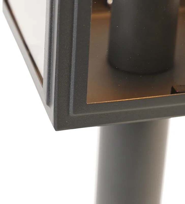 Lampa ogrodowa słupkowa szara 50 cm IP44 - Sutton