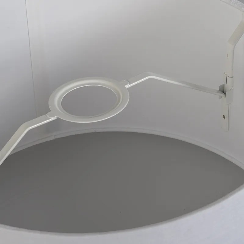 Lnianny abażur brązowy 25/16