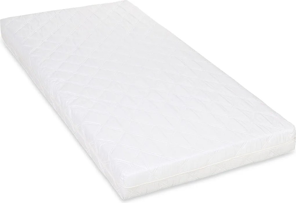Materac dziecięcy 80x160x12 cm, biały piankowy