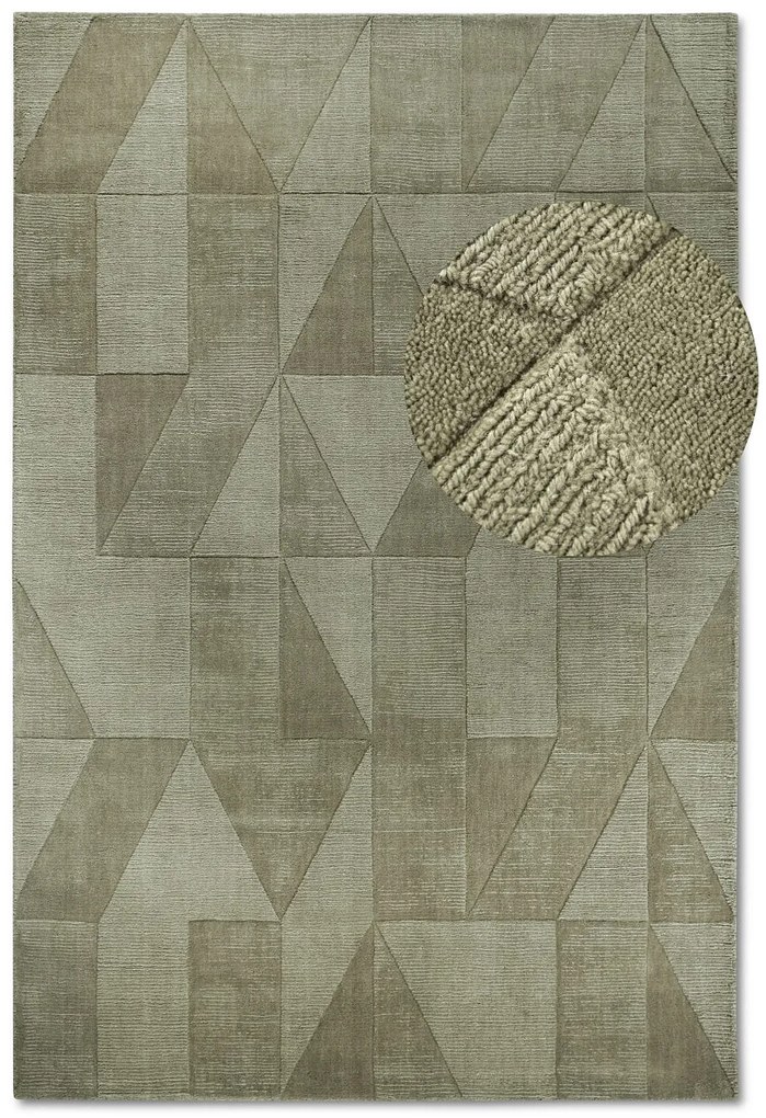Dywan wełniany Villeroy &amp; Boch Ursule zielony 80 cm x 150 cm