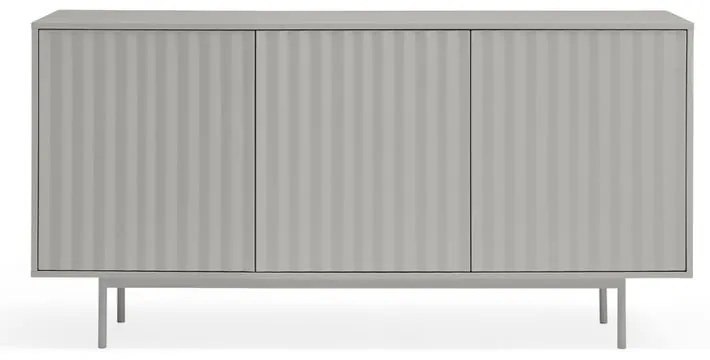 Szara niska komoda 159x80 cm Sierra – Teulat
