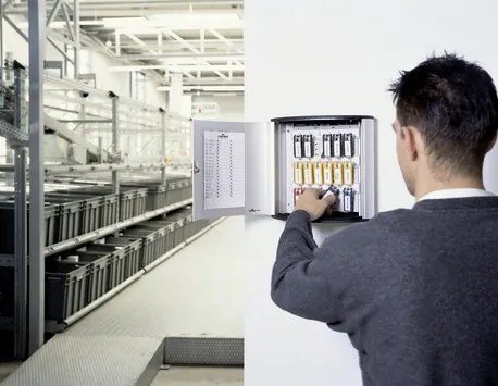 Aluminiowa skrzynka na klucze KEY BOX, na 18 kluczy