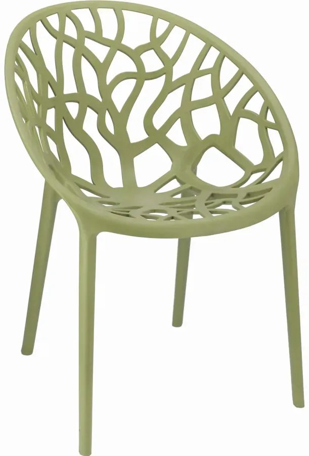 Ażurowe Nowoczesne Krzesło Na Balkon Szałwia T5-P18