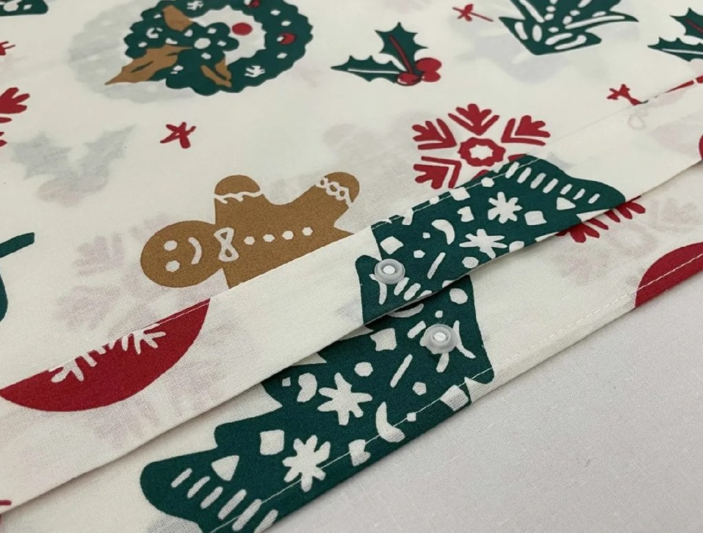 PrzytulneMieszkanie.pl PrzytulneMieszkanie.pl Bawełniana pościel MERRY MOOD biała Rozmiar pościeli: 70 x 90 cm | 140 x 200 cm