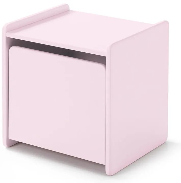 Różowa szafka nocna Vipack Kiddy