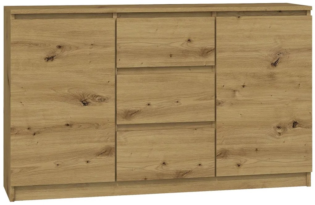 Zestaw Szafa Z Komodą Dąb Artisan Z0-Z39