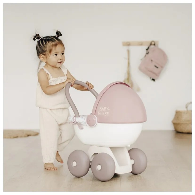 Smoby baby nurse wózek głęboki dla lalki z plastikowym daszkiem