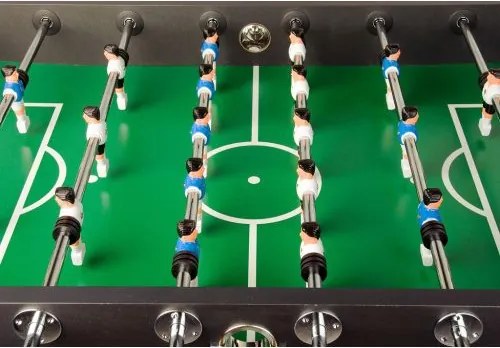 GamesPlanet® Profi Piłkarzyki Leeds -140 x 73 x 87 cm czarne