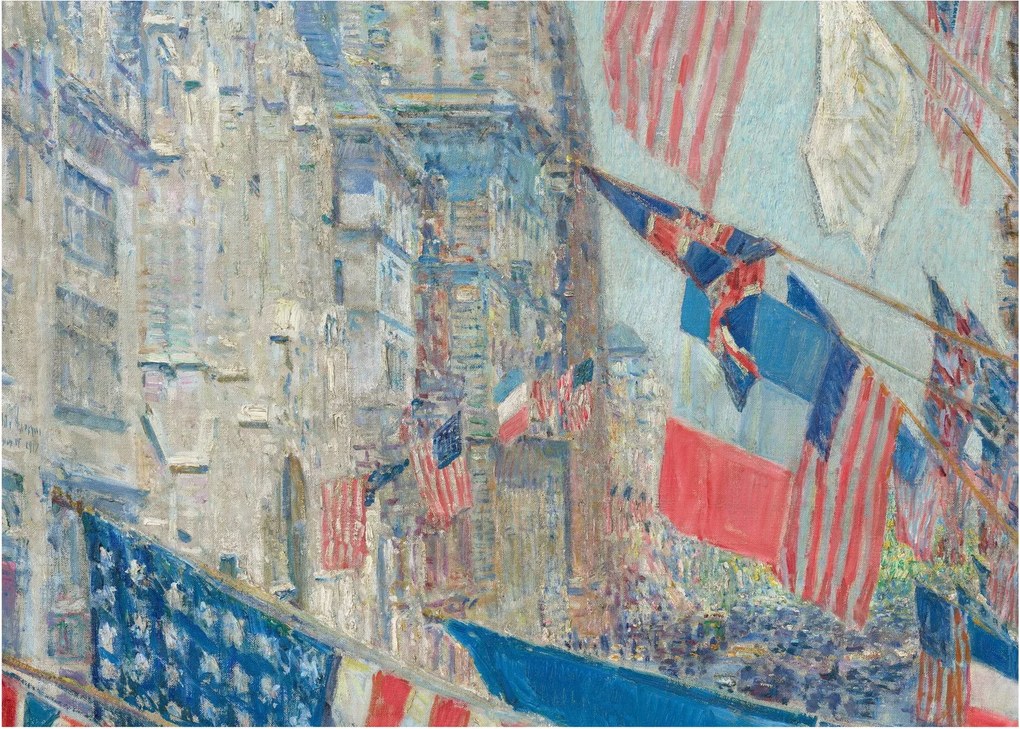 Obraz - Childe Hassam, Allies day, reprodukcje (70x50 cm)