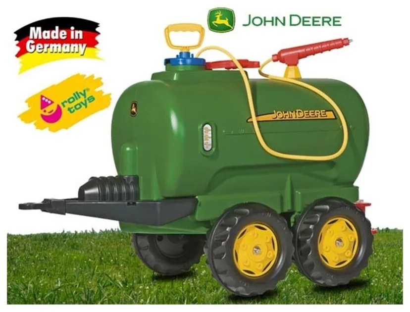 Rolly toys rollytrailer cysterna 10 l john deere dwuosiowa + pompka