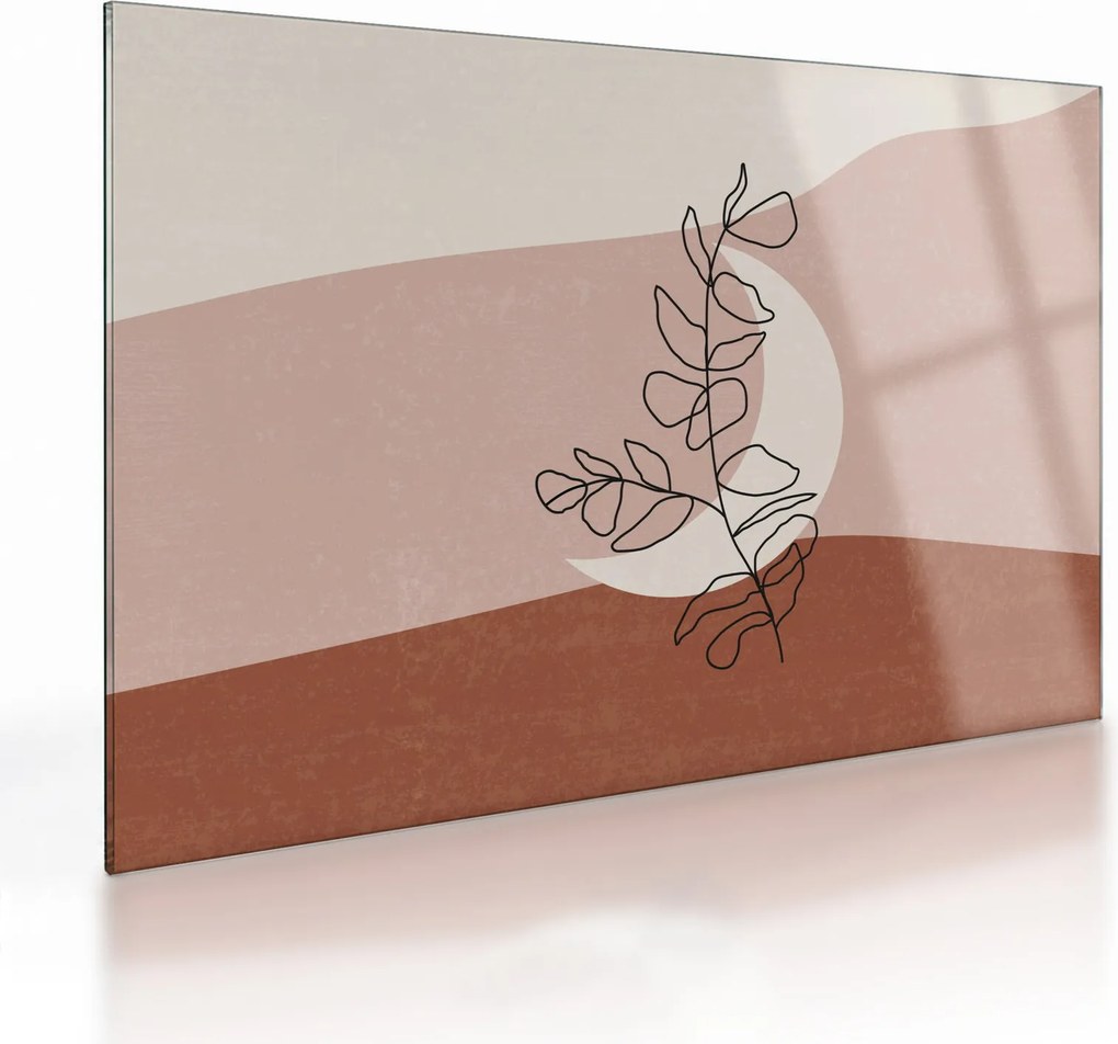 Obraz na szkle - Boho leaves N⁰2 (70x50 cm)