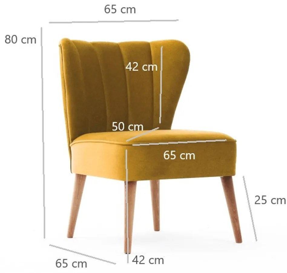 Fotel Layla Gold