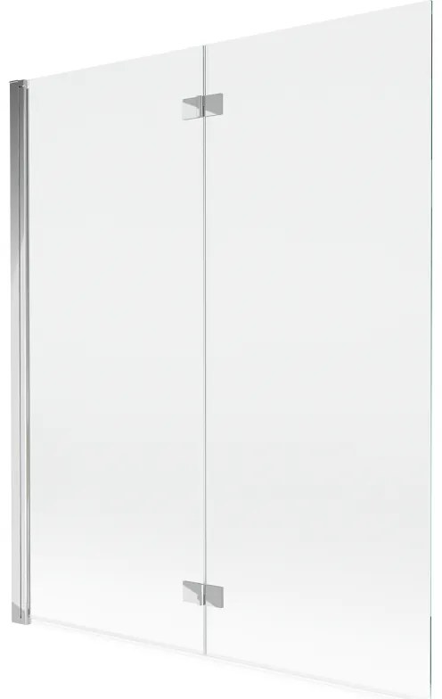 Mexen Mist parawan nawannowy 2-skrzydłowy lewy 140 x 150 cm, transparent, chrom - 8A9-140-002-01-00-L