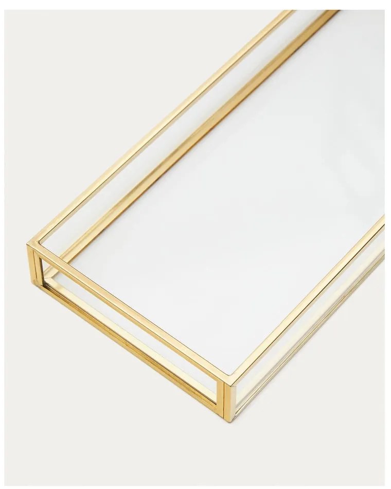 Szklana taca dekoracyjna 22x10 cm Soanet – Kave Home