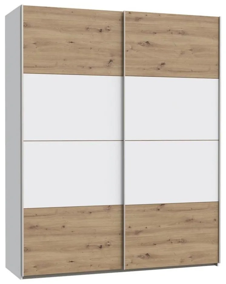 Szafa KARO 170x210 cm biała/dąb artisan