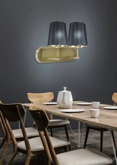 Metalowy podwójny kinkiet - K492 N8-K88