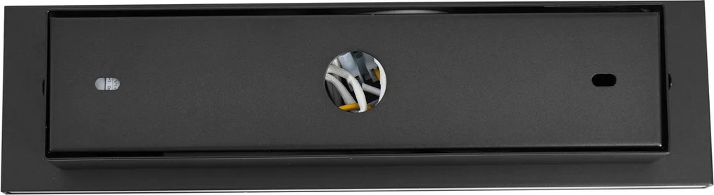 Nowoczesny kinkiet czarny regulowany z USB-C, w zestawie LED - Modric