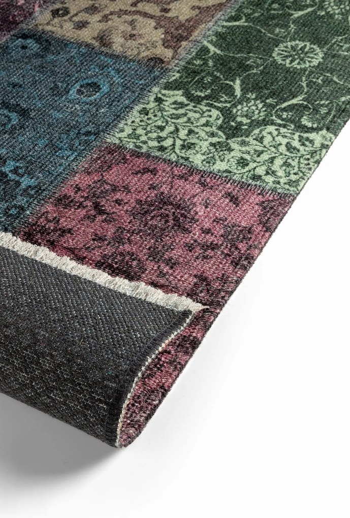 Dywan nowoczesny Michele Patchwork multikolorowy  80 cm x 195 cm