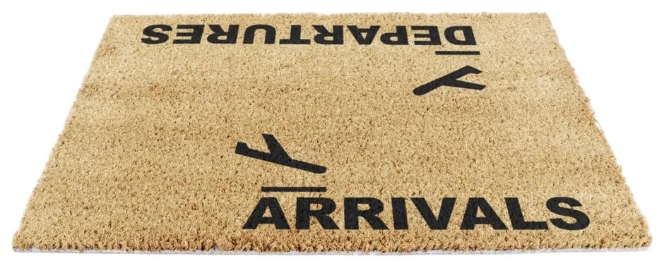 Wycieraczka z włókna kokosowego 40x60 cm Arrivals and Departures – Artsy Doormats