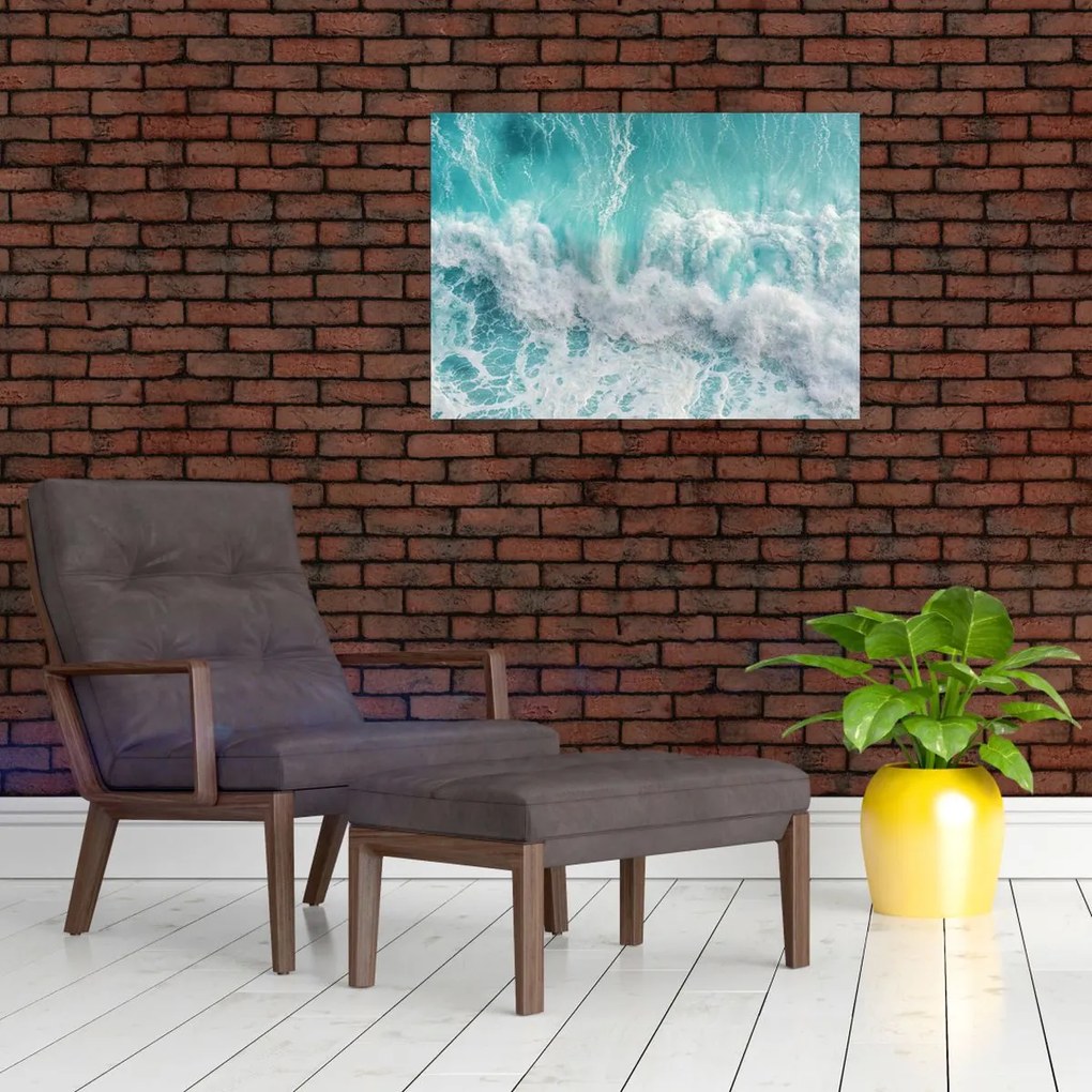 Obraz - Widok na fale oceanu (70x50 cm)