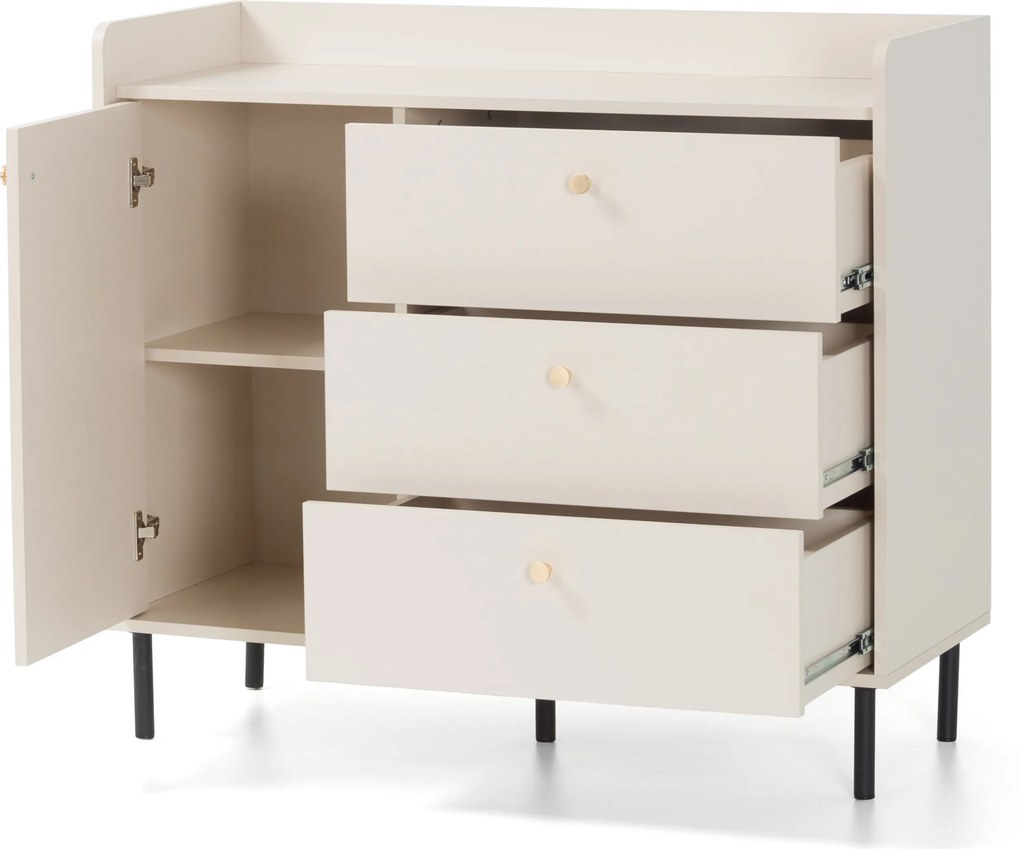 Komoda ASTREA 103,5 cm do Salonu Sypialni Odcienie beżu