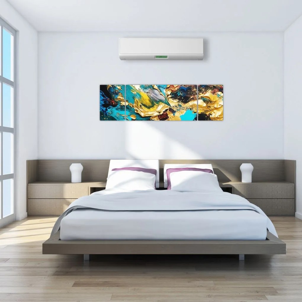 Obraz - Teksturowany obraz olejny (170x50 cm)