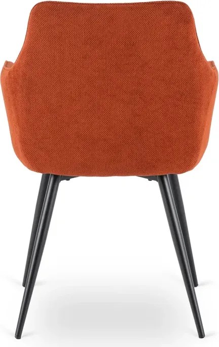 Krzesło Tapicerowane do Salonu NAWARA Rude Nowoczesne
