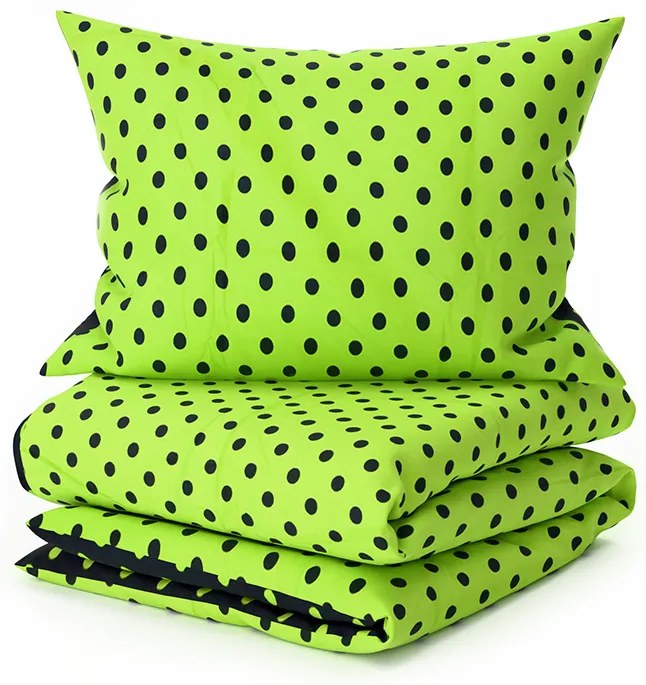 PrzytulneMieszkanie.pl PrzytulneMieszkanie.pl Bawełniana pościel COLAM GREEN zielona Rozmiar pościeli: 70 x 90 cm | 140 x 220 cm