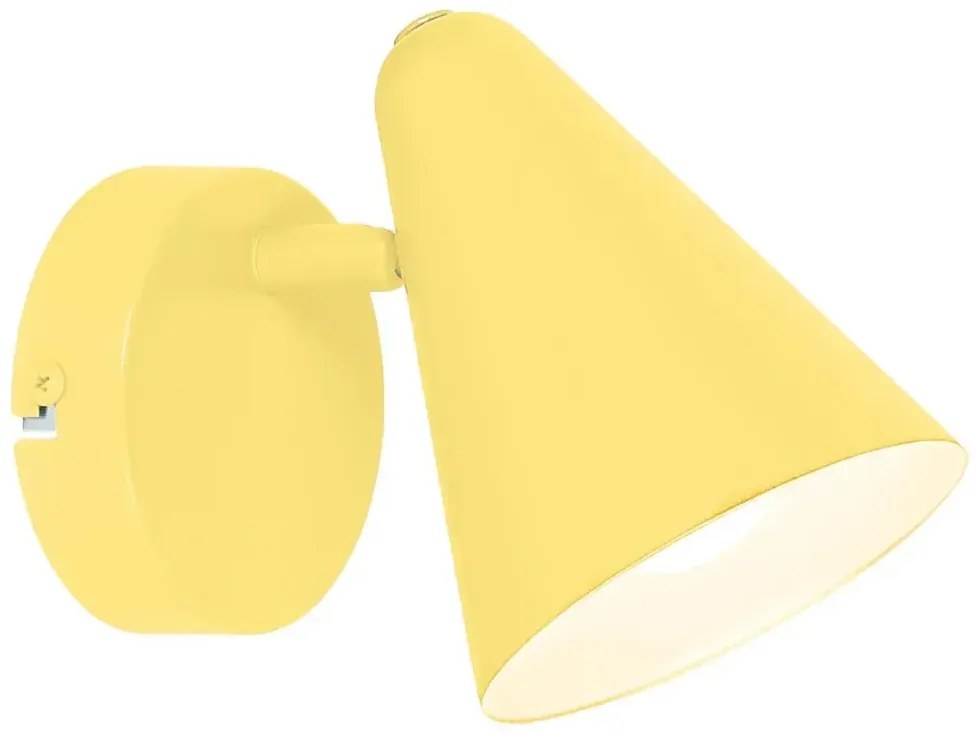 Żółty nowoczesny kinkiet metalowy - 2X D216 M6-B84