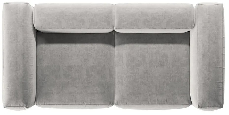 Jasnoszara sofa 224 cm Bergamo – Cosmopolitan Design