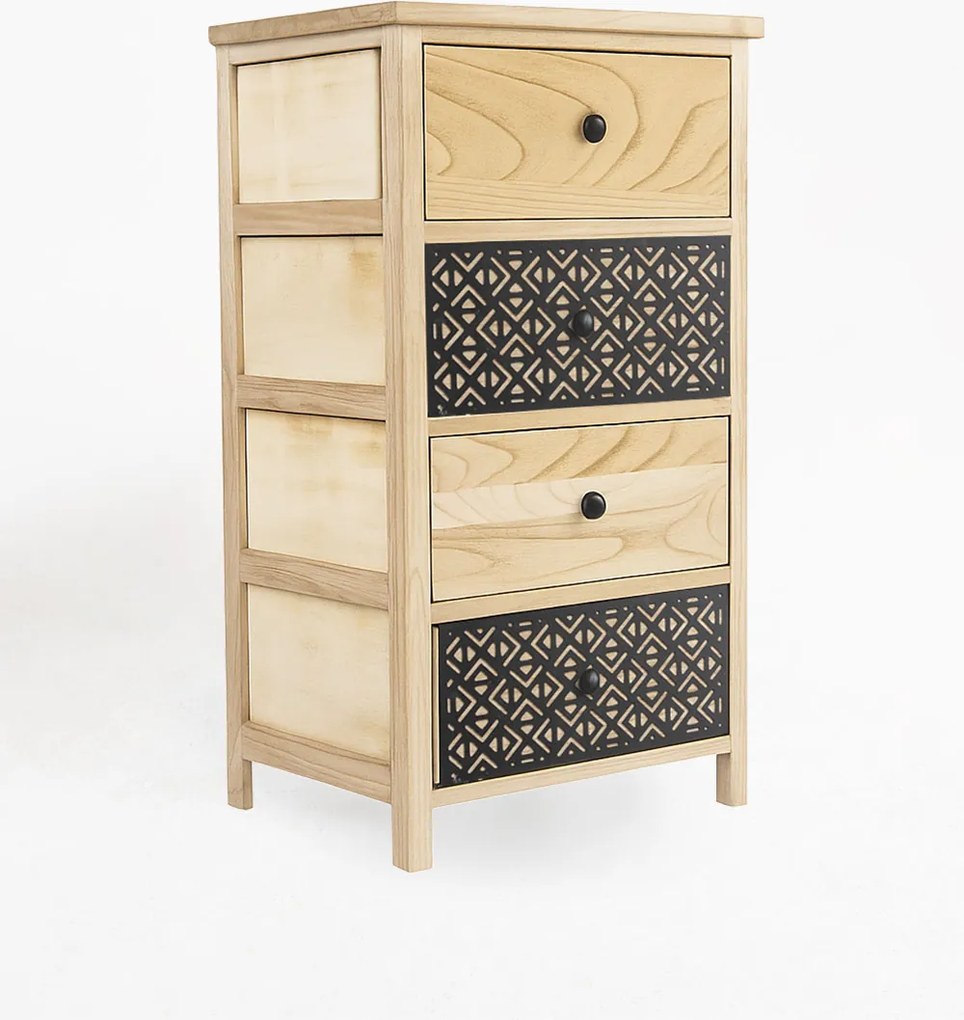 Szeroka komoda Tiladon z 4 szufladami