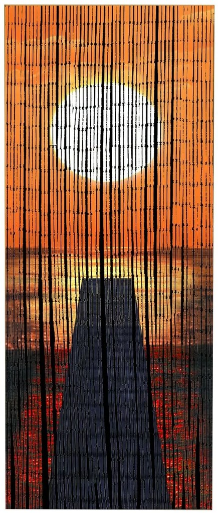 Zasłona bambusowa 90x200 cm