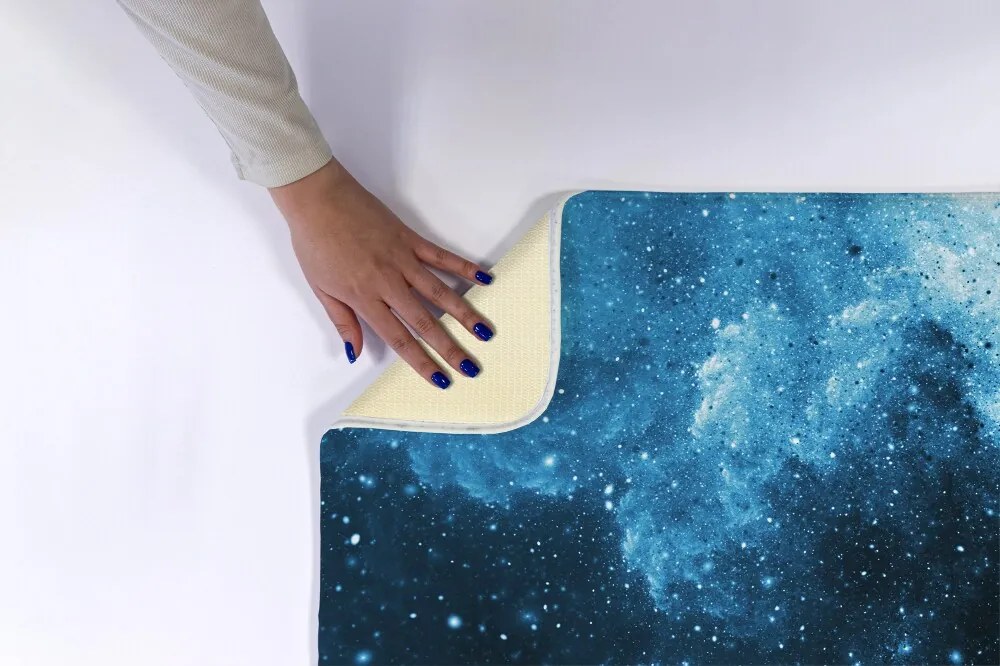 Dywanik pod prysznic Dywanik pod prysznic Niebieska abstrakcja