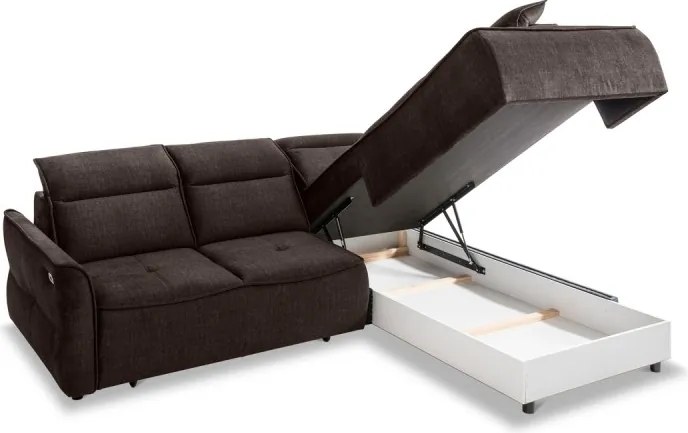 Narożnik MURILLO L z elektryczną regulacją siedziska Prawostronny w tkaninie VOGUE 06 WERSAL